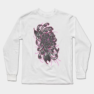 Black chrysanthemums Long Sleeve T-Shirt